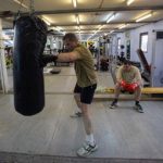 Rutina básica de entrenamiento de boxeo